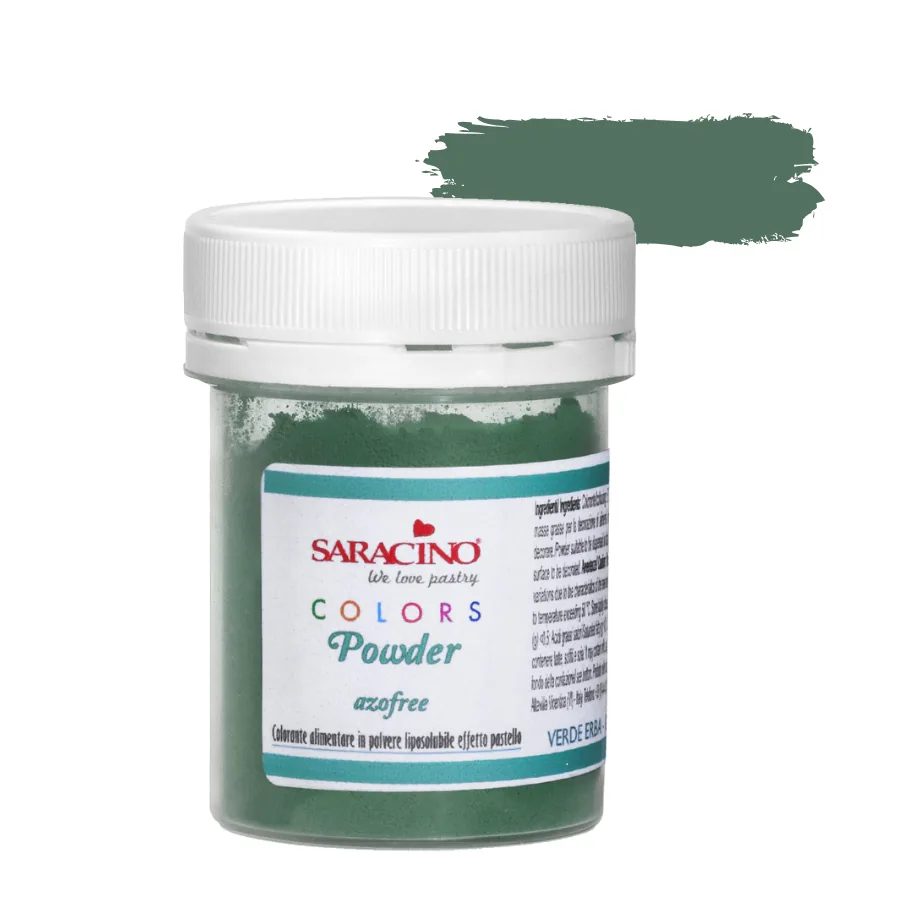 Saracino Colori in polvere grasgroen 5 g