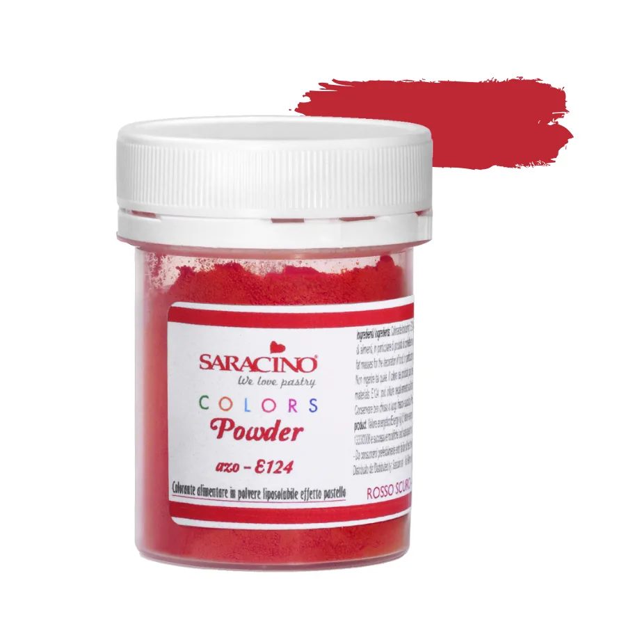 Saracino Colori in polvere donkerrood 5 g