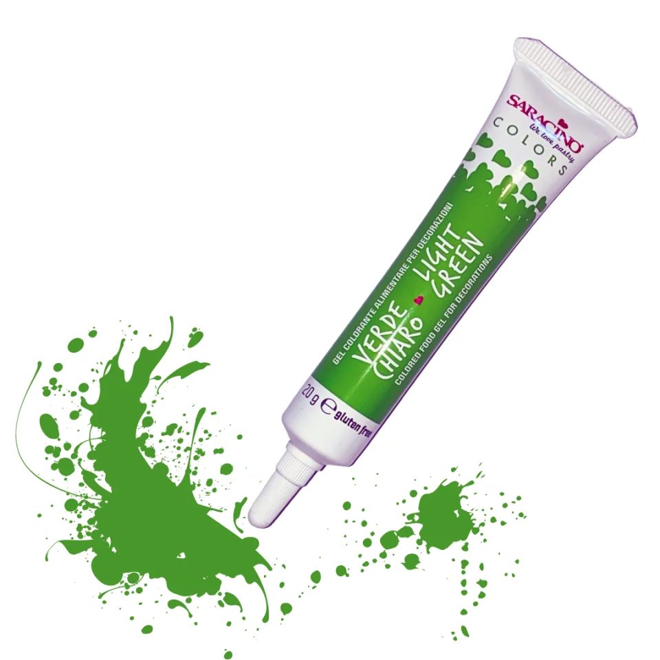 Saracino Colori in gel lichtgroen 20 g