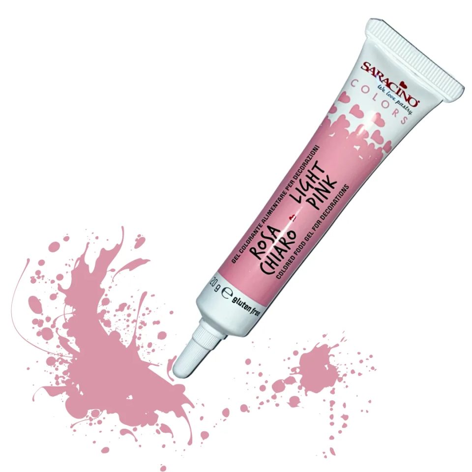 Saracino Colori in gel lichtroze 20 g