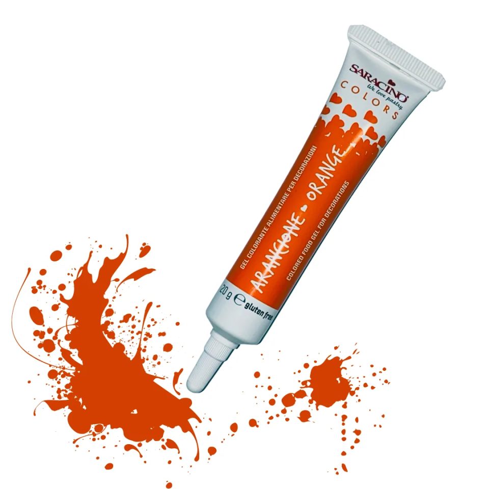 Saracino Colori in gel oranje 20 g