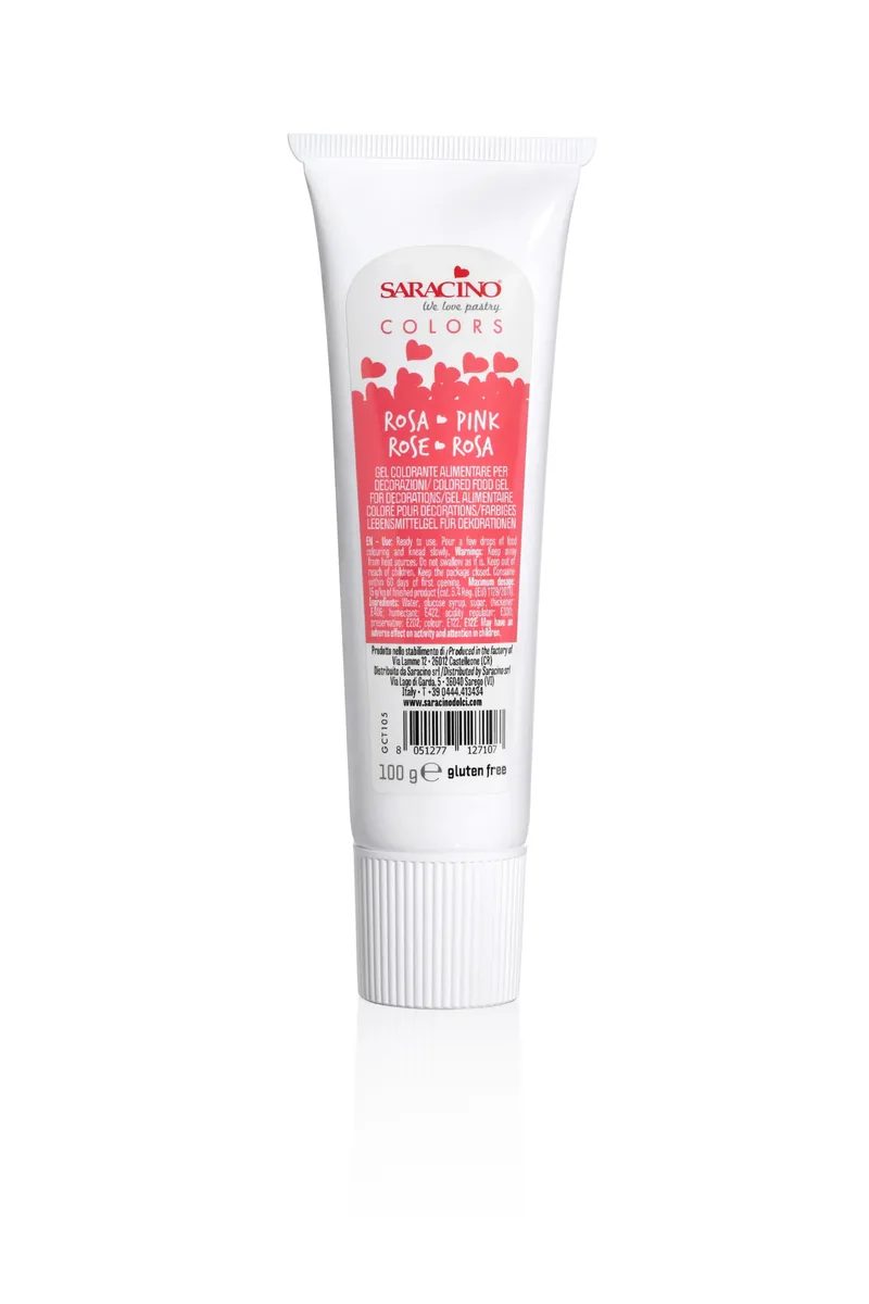 Saracino Colori in gel roze 100 g