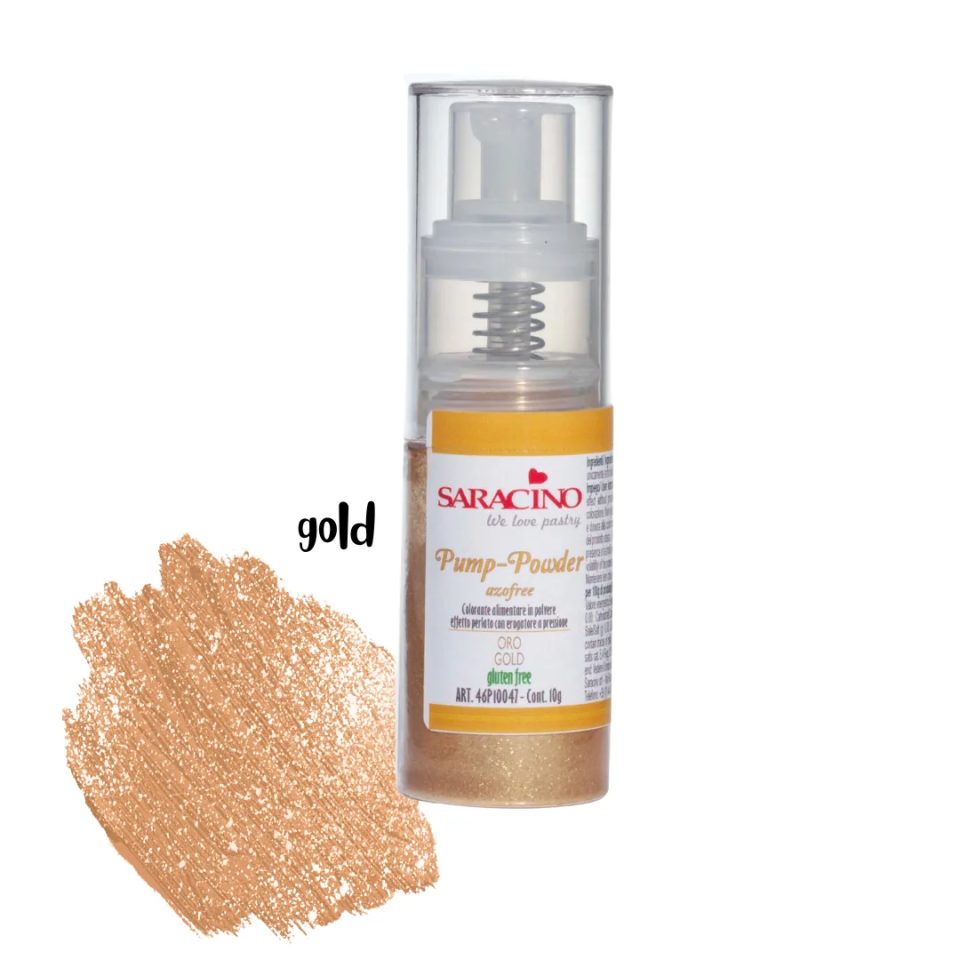 Saracino Pump Powder goud 10 g