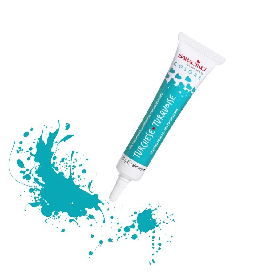 Saracino Colori in gel turquoise 20 g