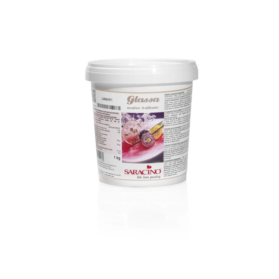 Saracino Glassa a specchio neutraal transparant 1 kg