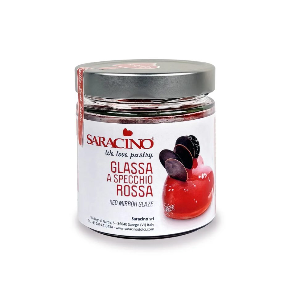 Saracino Glassa a specchio rood 3 kg
