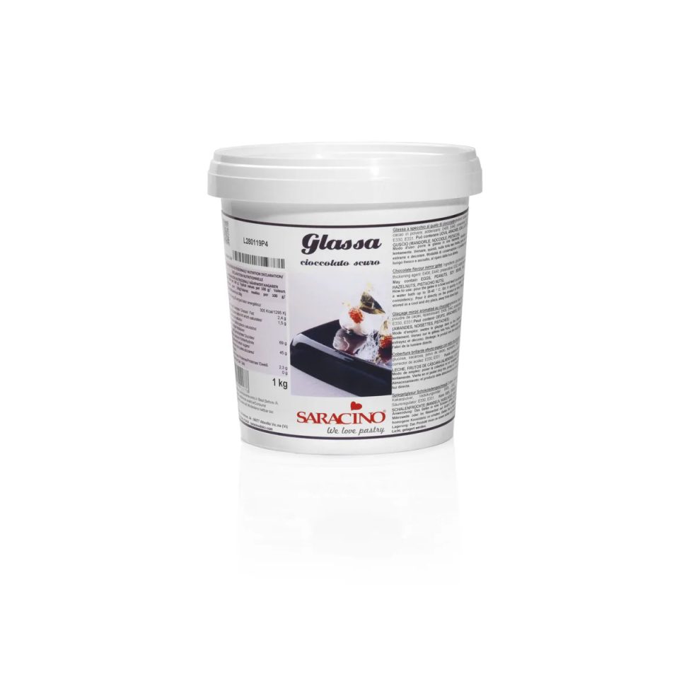 Saracino chocolade Glassa a specchio pure 1 kg