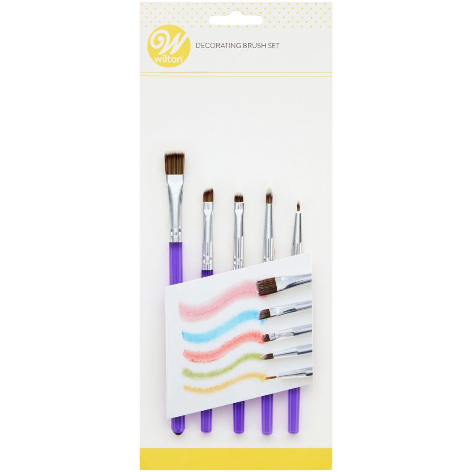 Wilton Decorating Brush set van 5