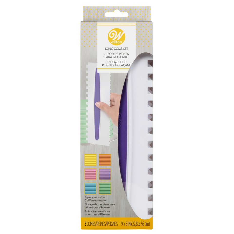 Wilton Icing Combs set van 3