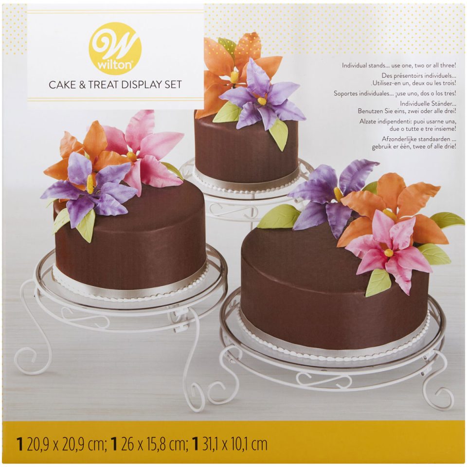 Wilton Cake and Treat Stand set van 3