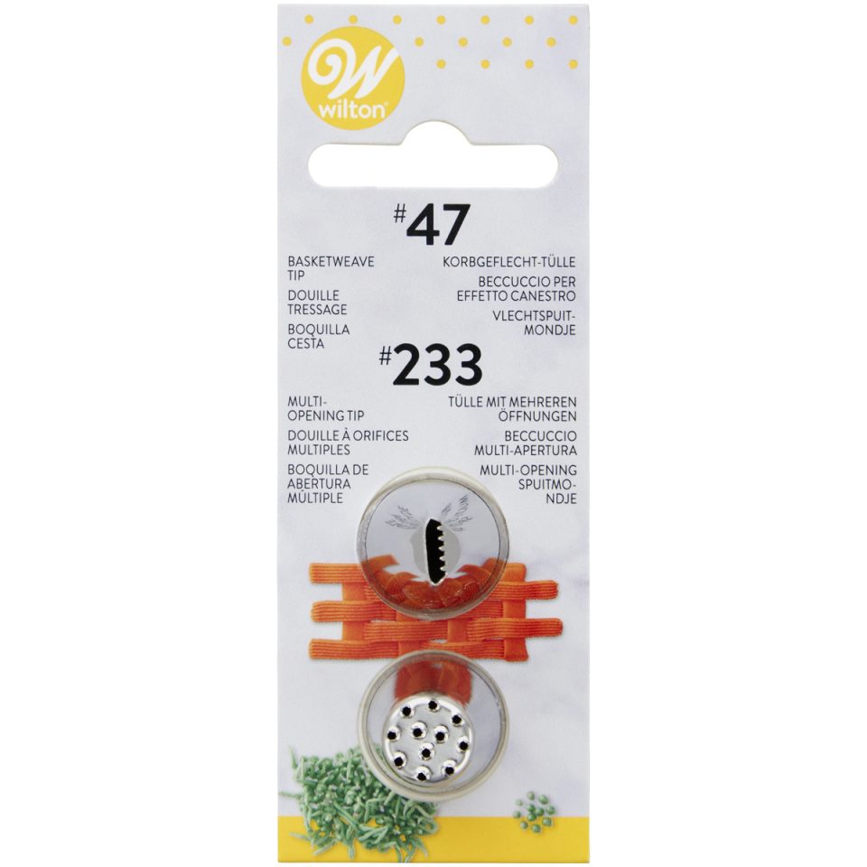 Wilton spuitmondje #047, #233 set van 2