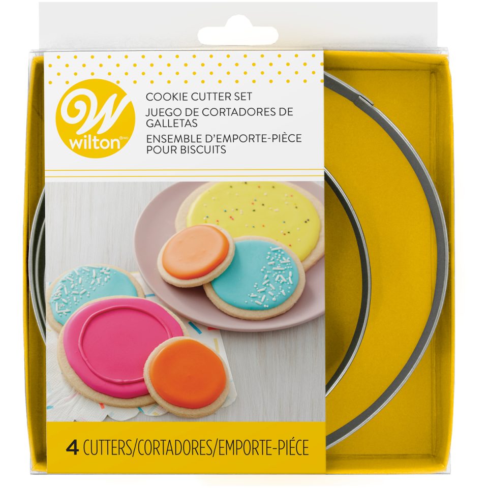 Wilton uitsteker Nesting Circles Metal set van 4