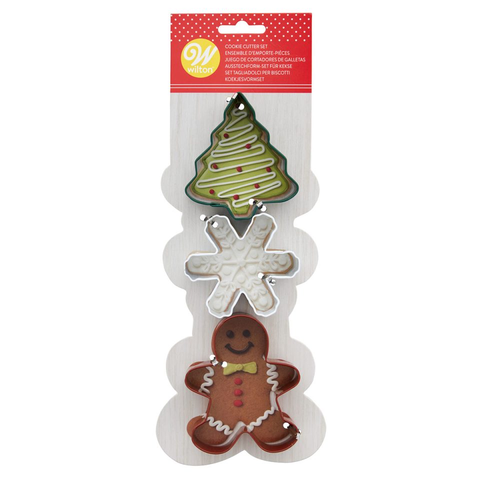 Wilton uitsteker Christmas set van 3
