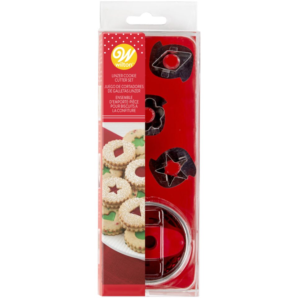 Wilton uitsteker rond Linzer Cut-Out set van 7