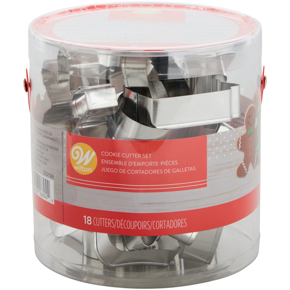 Wilton Metal uitsteker Holiday set van 18