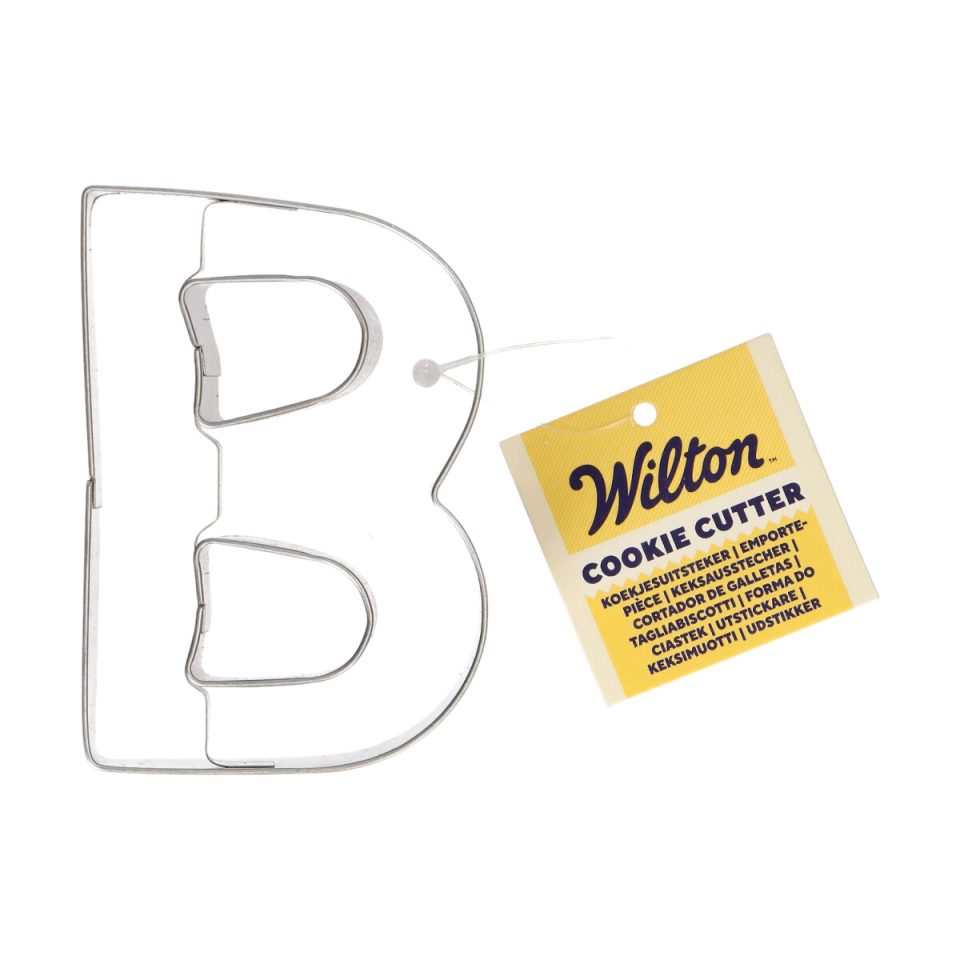 Wilton uitsteker Letter B - 7,8 cm