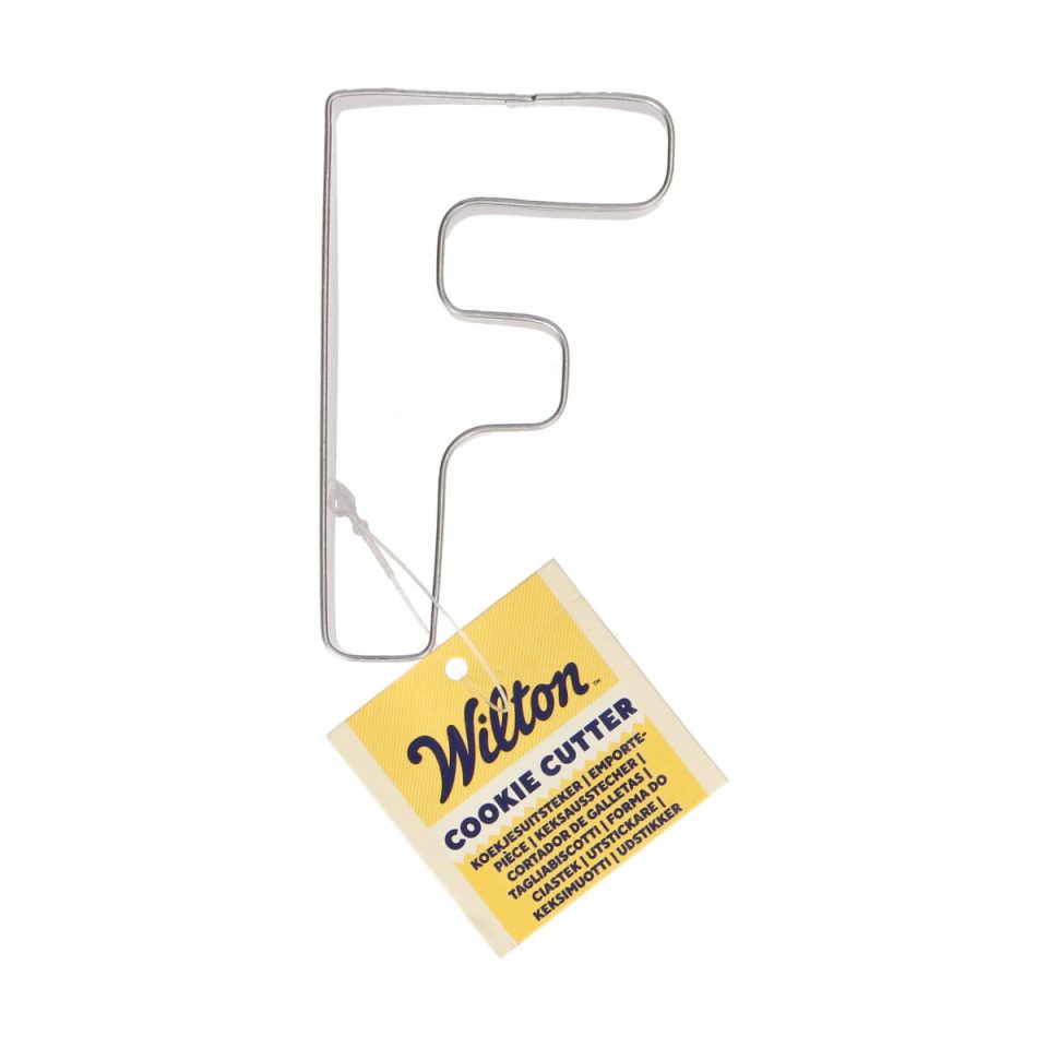 Wilton uitsteker Letter F - 7,6 cm