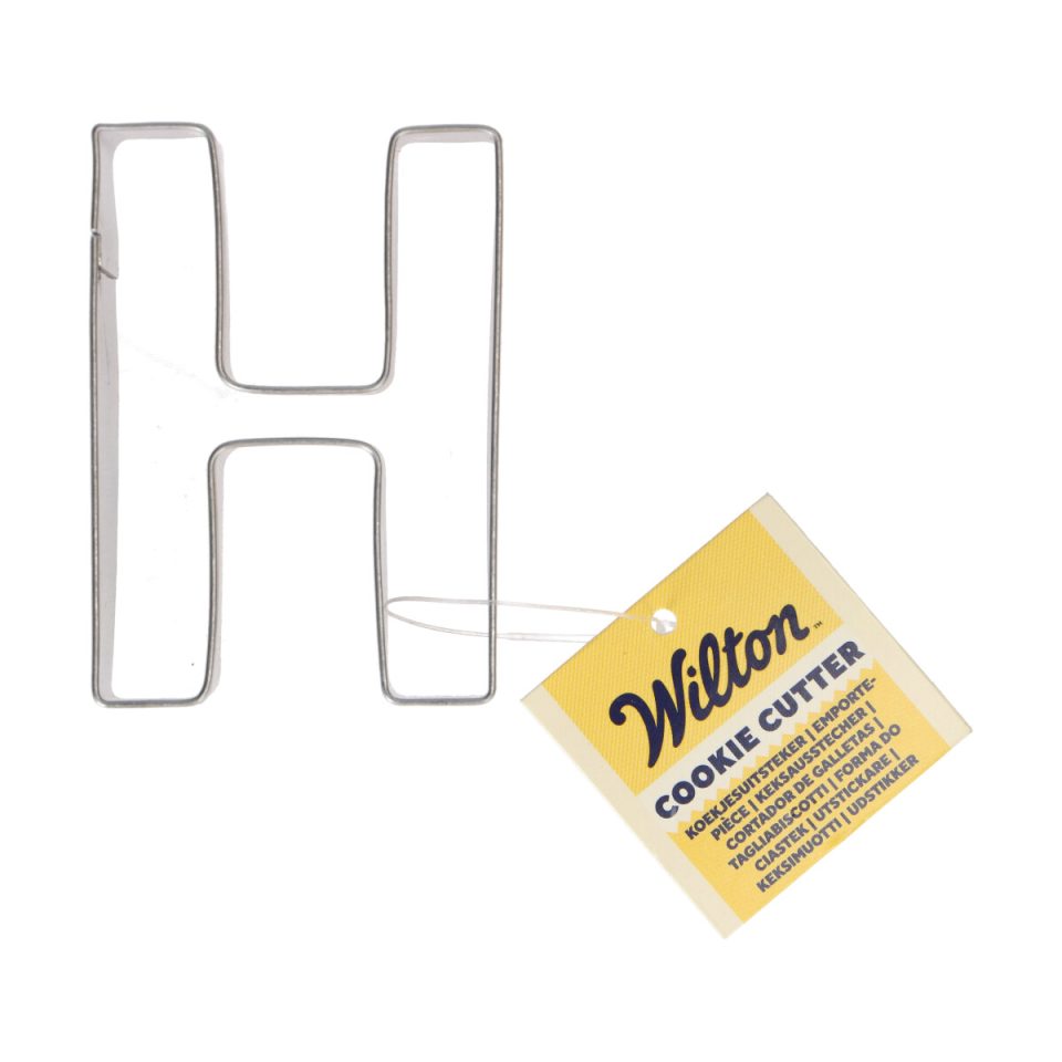 Wilton uitsteker Letter H - 7 cm