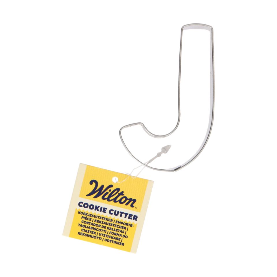 Wilton uitsteker Letter J - 7,5 cm