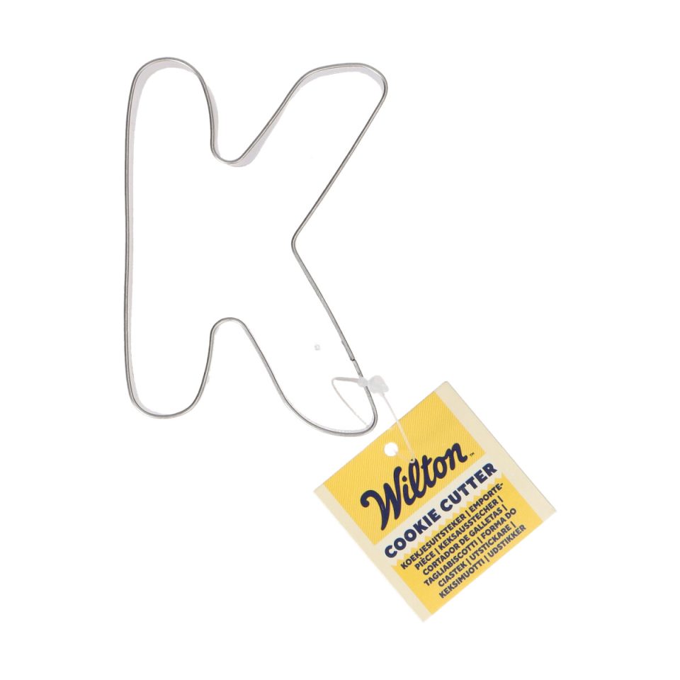 Wilton uitsteker Letter K - 8,5 cm