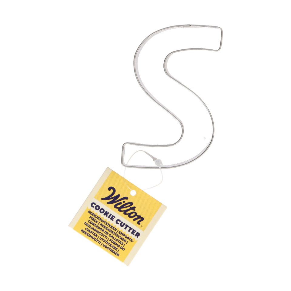 Wilton uitsteker Letter S - 8,2 cm