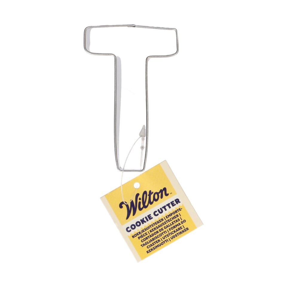Wilton uitsteker Letter T - 7,5 cm
