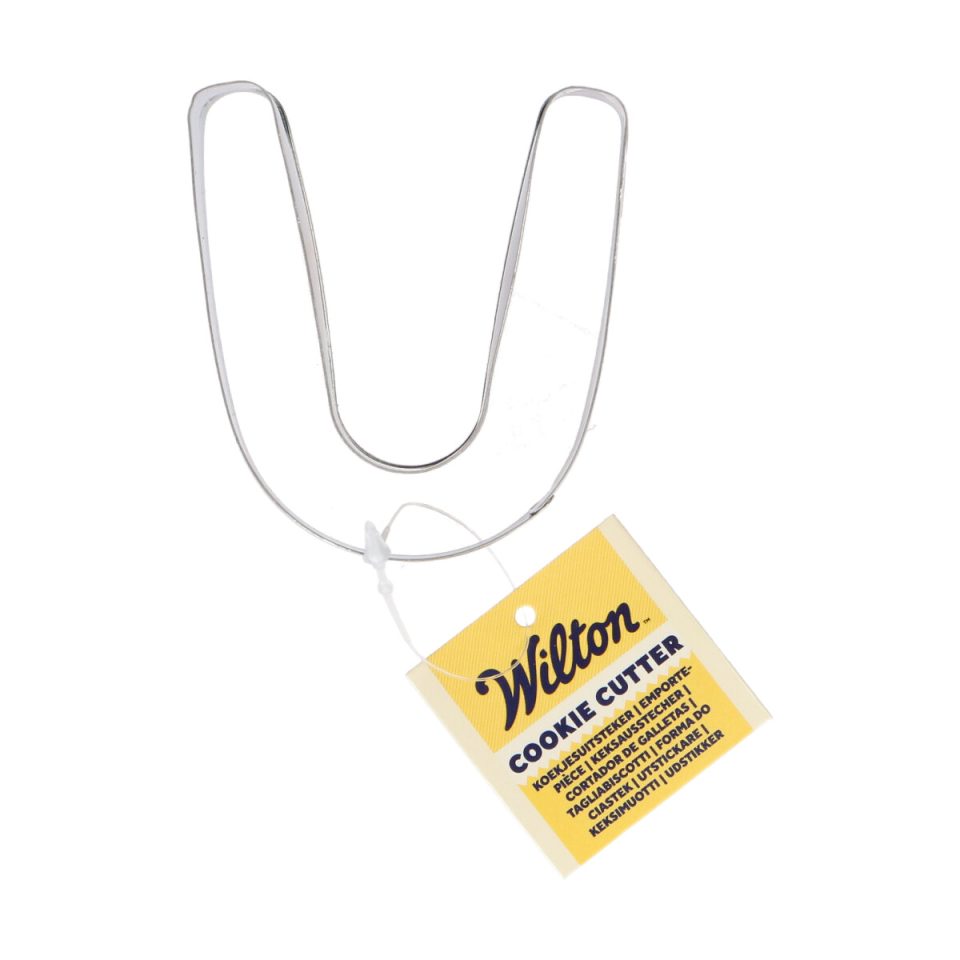 Wilton uitsteker Letter U - 7,5 cm