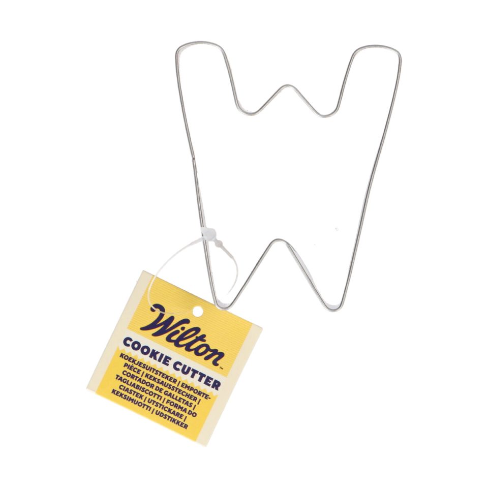 Wilton uitsteker Letter W - 7,8 cm