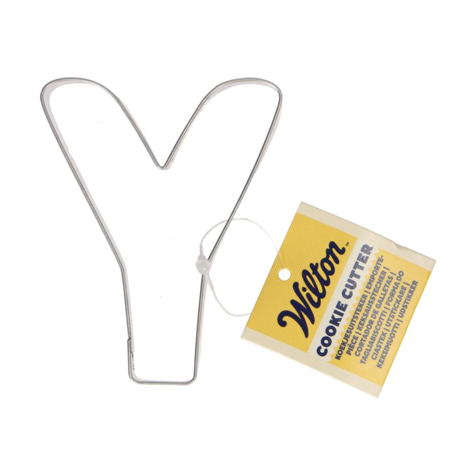 Wilton uitsteker Letter Y - 8 cm