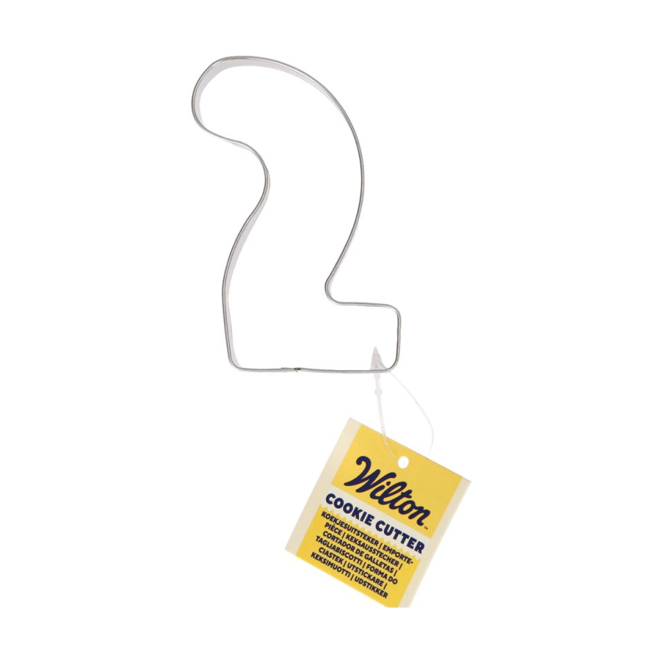 Wilton uitsteker cijfer 2 - 8,8 cm