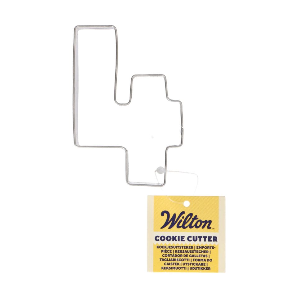 Wilton uitsteker cijfer 4 - 8,5 cm