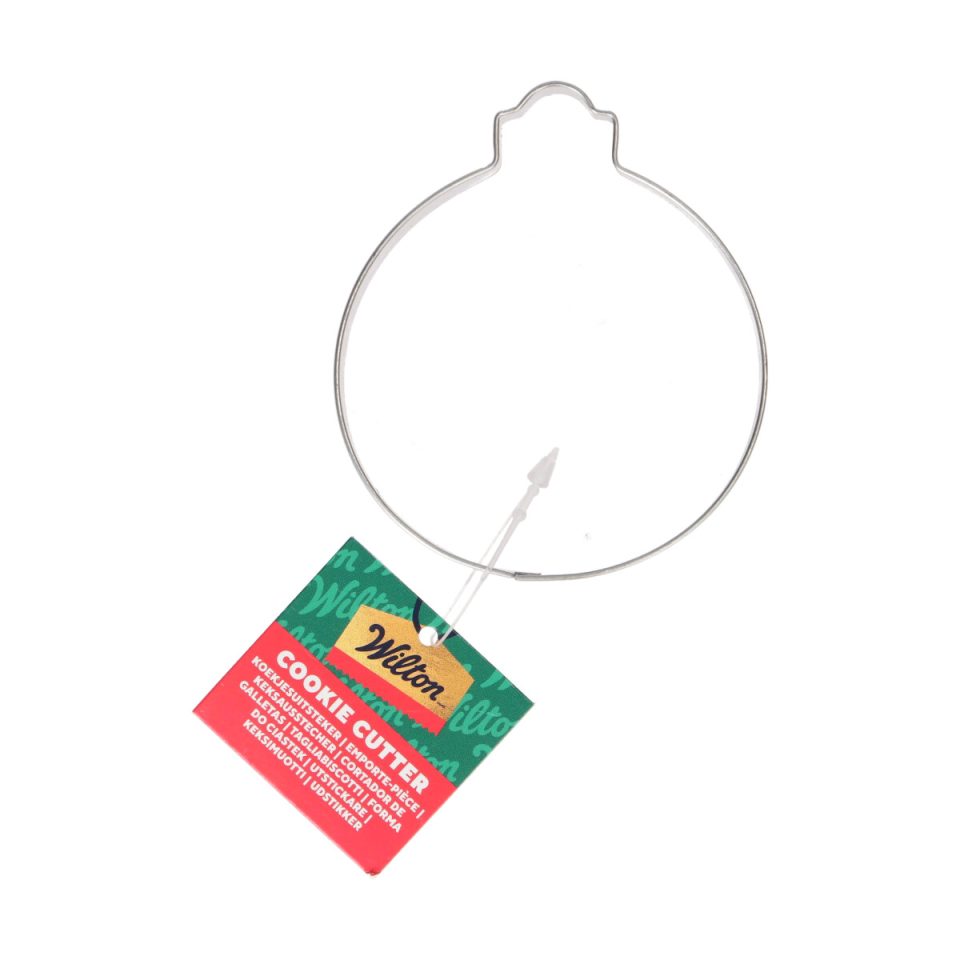 Wilton uitsteker Christmas Ball 8 cm