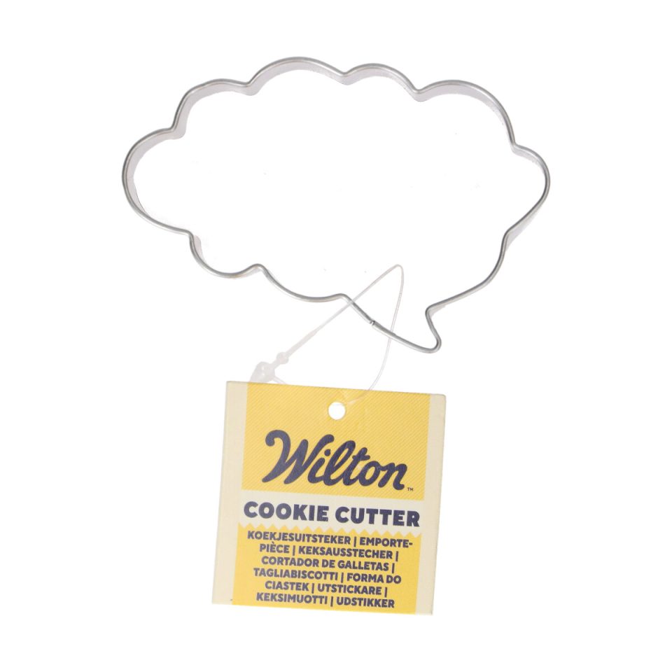 Wilton uitsteker Text Cloud 7,5 cm