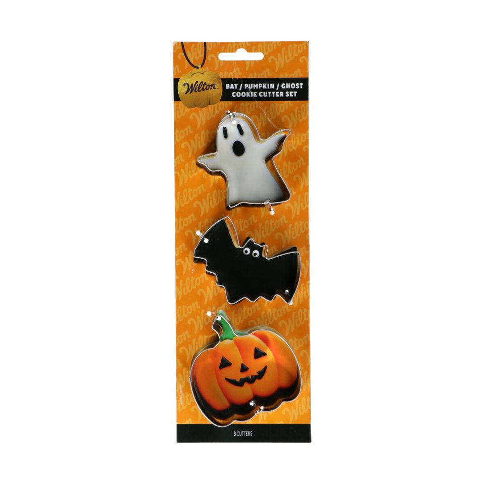 Wilton uitsteker Bat/pompoen/Ghost set van 3