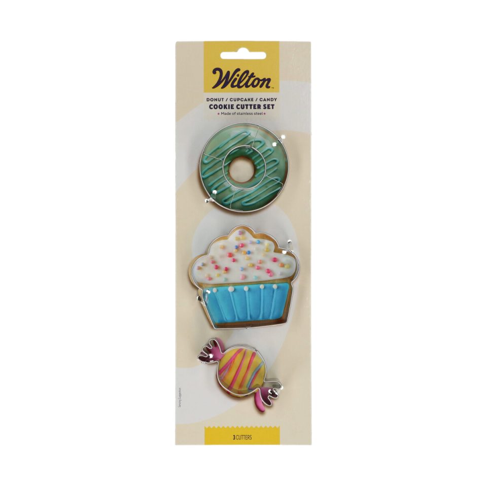 Wilton uitsteker Donut/Cupcake/Candy set van 3