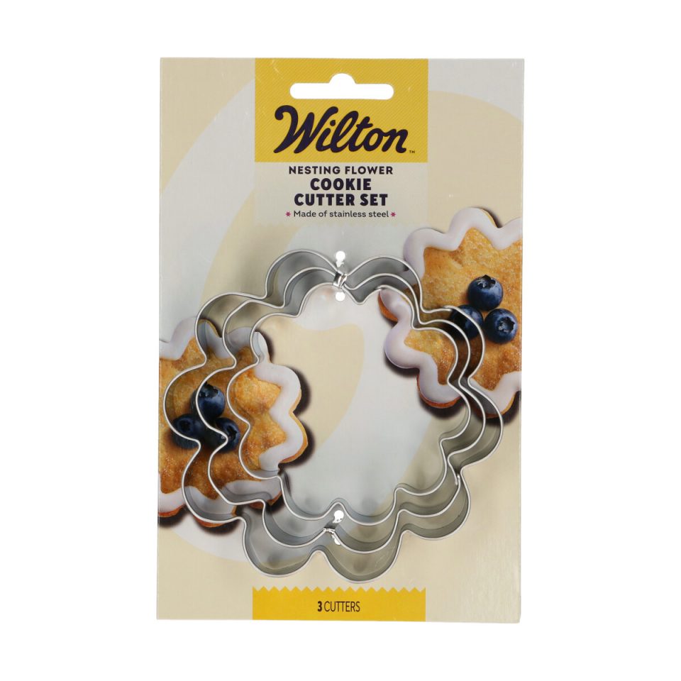 Wilton Nesting uitsteker bloem set van 3