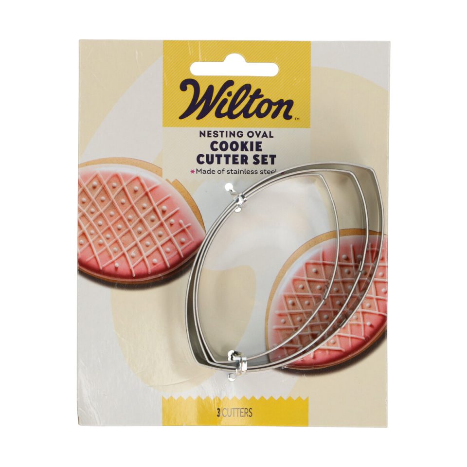 Wilton Nesting uitsteker Oval set van 3