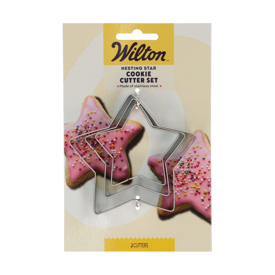 Wilton uitsteker ster set van 3