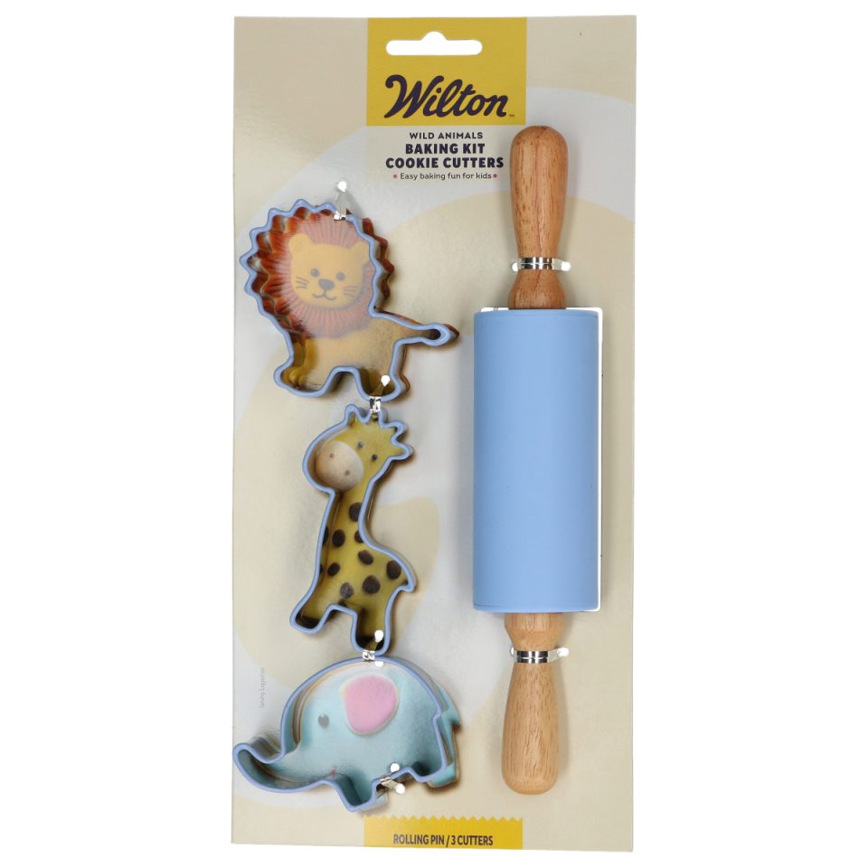 Wilton Baking Kit uitstekers Wild Animals set van 4