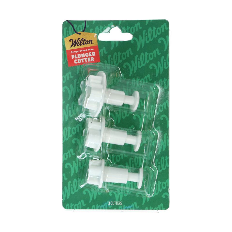 Wilton uitsteker met uitwerper peperkoekmannetje set van 3