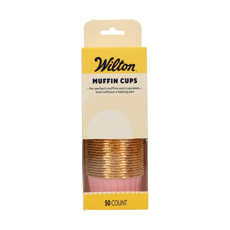 Wilton muffinvormpjes Baby Pink 50 stuks