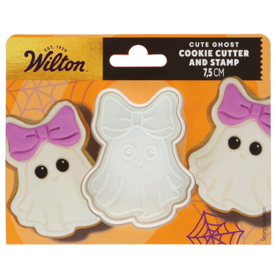 Wilton uitsteker met Stamp Cute Ghost 7,5 cm