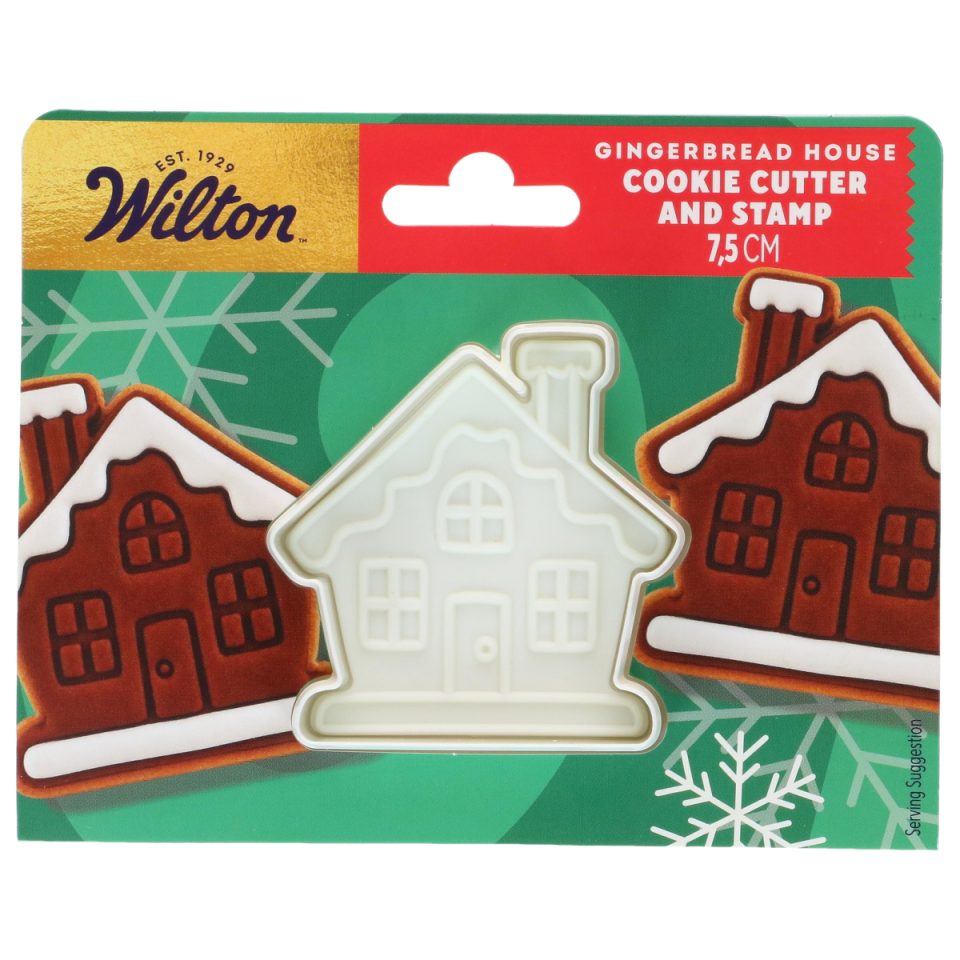 Wilton uitsteker met Stamp Gingerbread House 7,5 cm