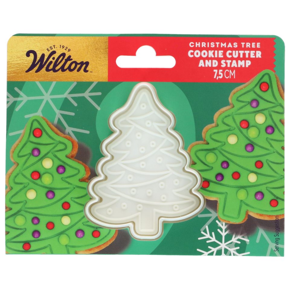 Wilton uitsteker met Stamp kerstboom 7,5 cm