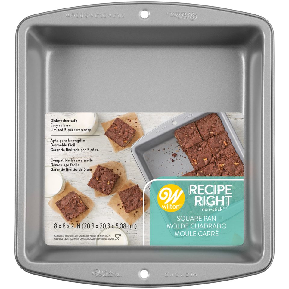 Wilton Recipe Right Brownie/vierkant Pan 20x20 cm