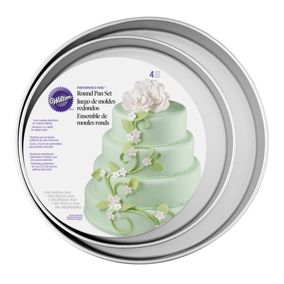 Wilton Performance Pans Deep rond bakvorm set van 4