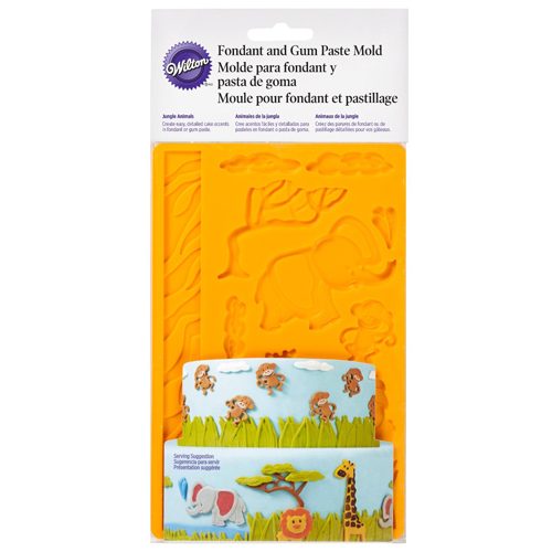Wilton fondantmal Jungle Animals