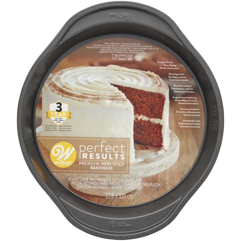 Wilton Perfect Results Round antiaanbak bakvorm 22,8x3,8 cm