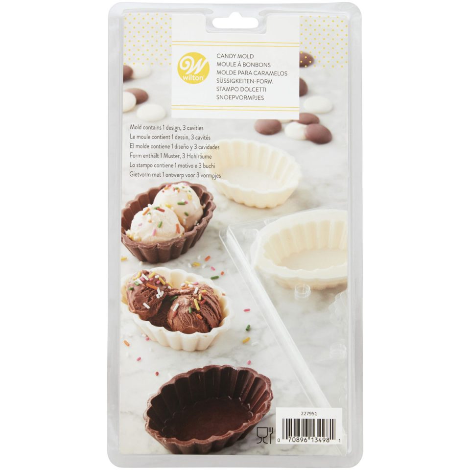 Wilton chocolademal Dessert Shell