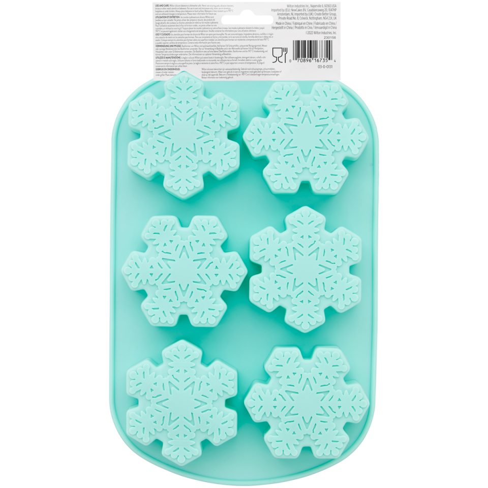 Wilton siliconen mal Snowflake
